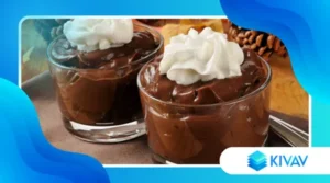 Budino al cioccolato con panna