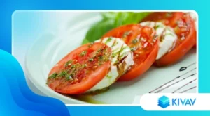 Insalata caprese con mozzarella di bufala