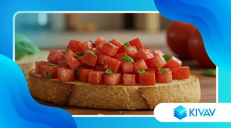 Bruschette classiche al pomodoro