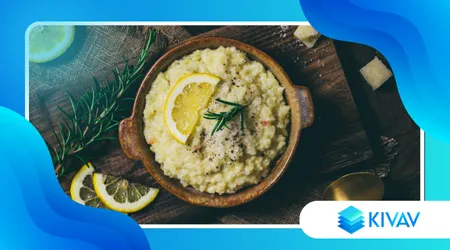Risotto al limone e rosmarino