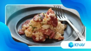 Risotto al Barolo con salsiccia: il sapore intenso del Piemonte