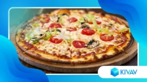 Pizza con impasto al kefir
