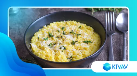 Risotto al Barolo con scaglie di Castelmagno: eleganza piemontese nel piatto