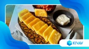 Polenta fritta con crema di formaggi alpini: antipasto caldo da inverno italiano