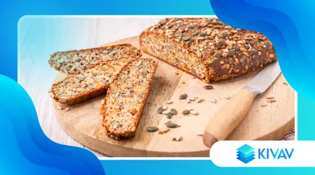 Pane proteico italiano con farine alternative e semi nutrienti